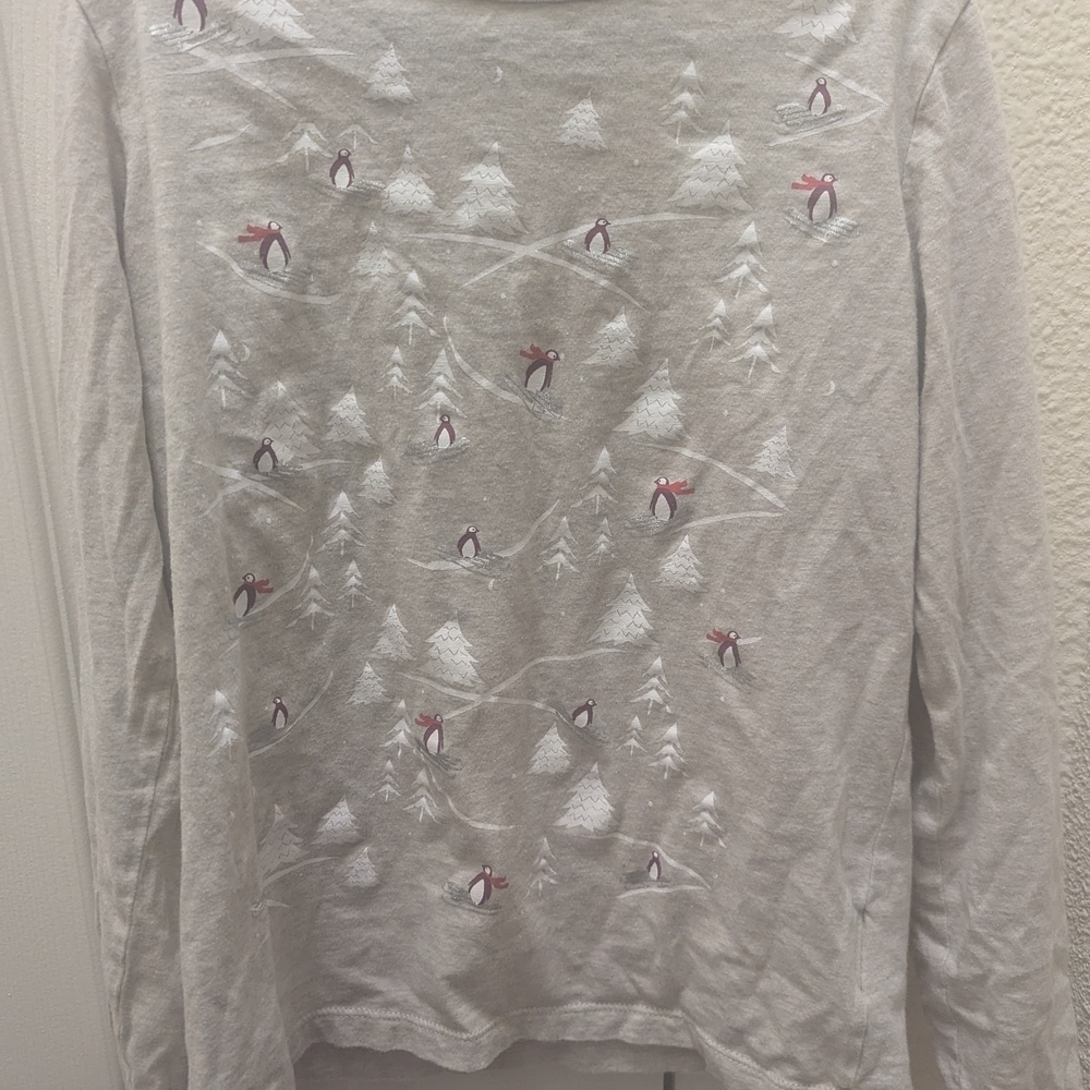 Crewcuts Penguins Long Sleeve Shirt